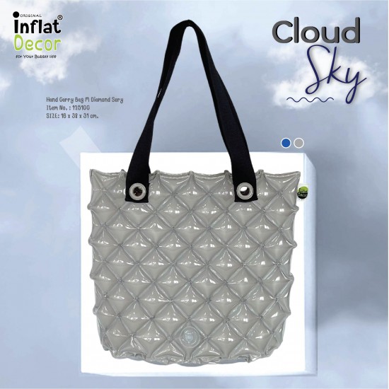 Hand Carry Bag-M Diamond Sery-Cloud Sky