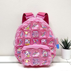 Backpack Oval Shape-XXS-Cupcake Unicorn
