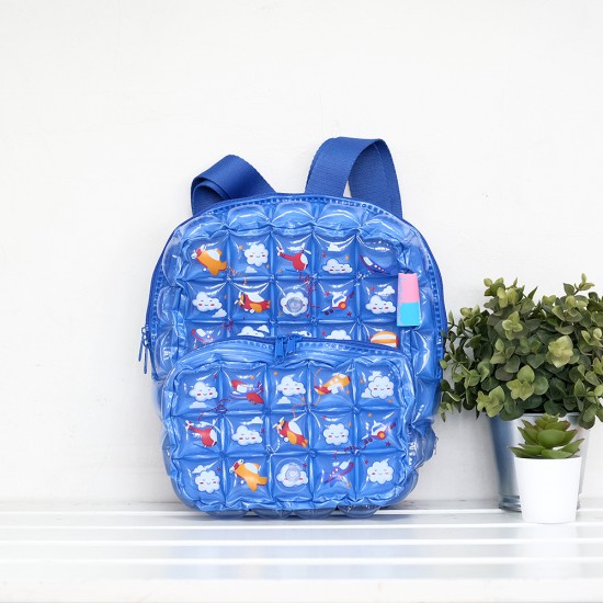 Backpack Square Shape-S-Little Airplane Backpack Square Shape-S-Little Airplane