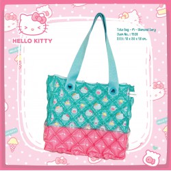 Tote Bag M Diamond-Kitty Popface