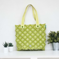 Hand Carry Bag-M Diamond-Pastel Green
