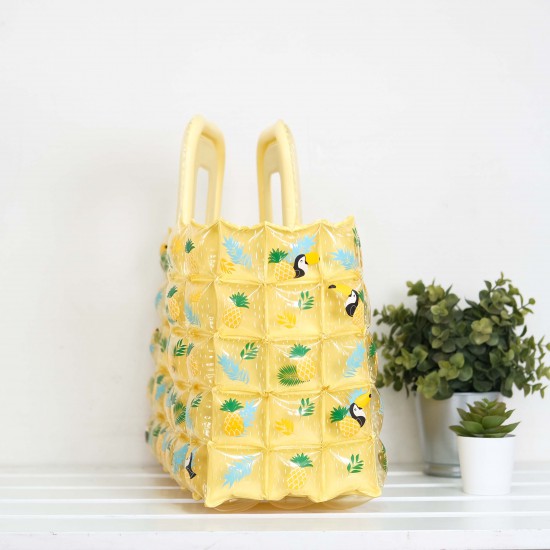 Shopping Basket-S-Pineapple yellow