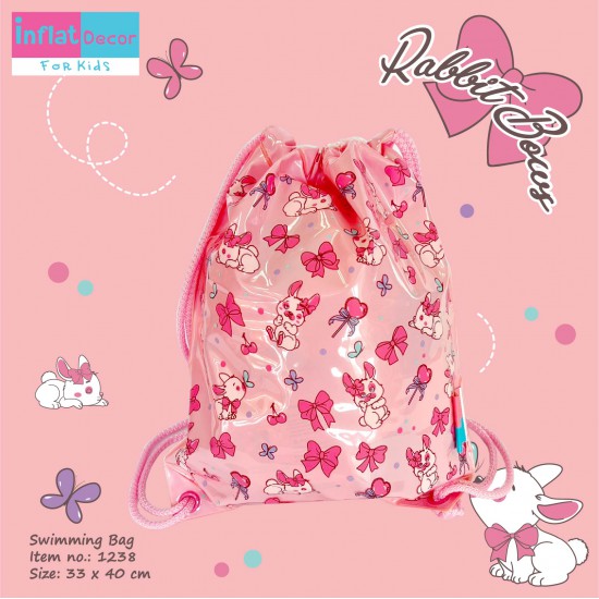 Swimming Bag - Rabbit Bows