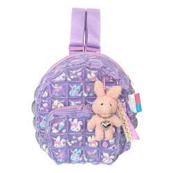 Backpack Oval Shape - S - Rabbit Fluffy