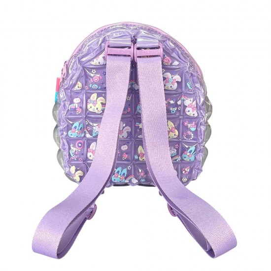 Backpack Oval Shape - S - Rabbit Fluffy