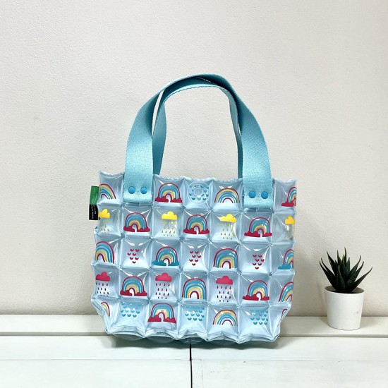 Hand Carry Bag-S-With Pocket  Rainbows