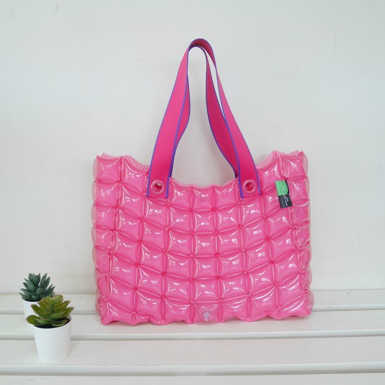 Tote Bag-M Slope Sery-Hot Summer-Pinky