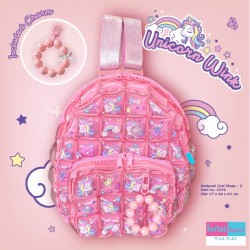 Backpack Oval Shape - S-Unicorn Wink
