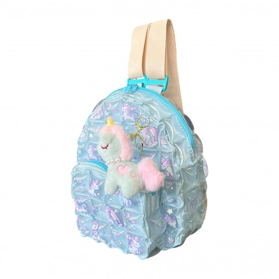 Backpack Square Shape - S - Candy Unicorn