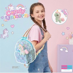 Backpack Square Shape - S - Candy Unicorn