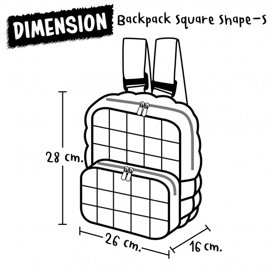 Backpack Square shape-S-Baby Pirate