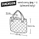 Hand Carry Bag S (Daimond Sery) Two Tones