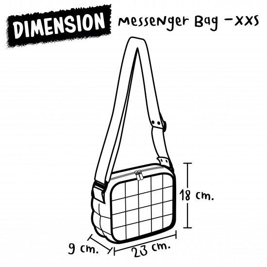 Messenger Bag - XXS-Pineapple Fruity