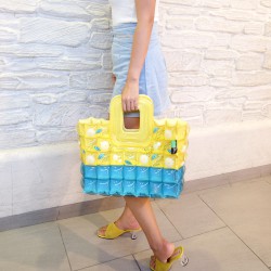 Shopping Bag-S-Daisy White