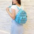 Backpack Oval Shape-S-Icezy Blue