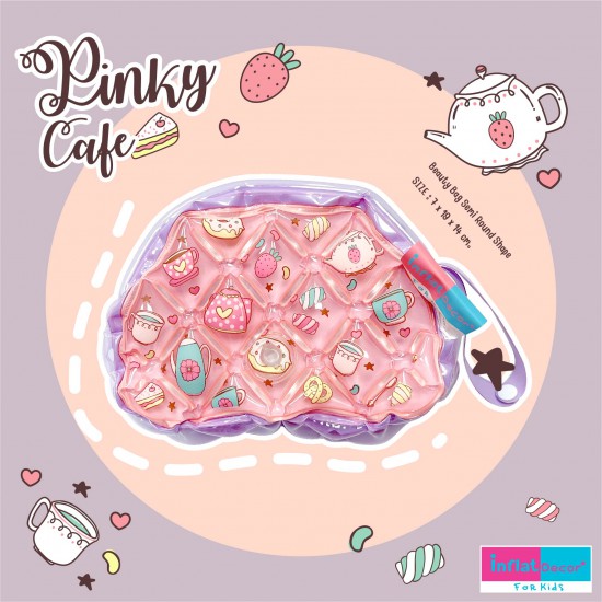 Tote Bag Semi Round Shape - Pinky Cafe